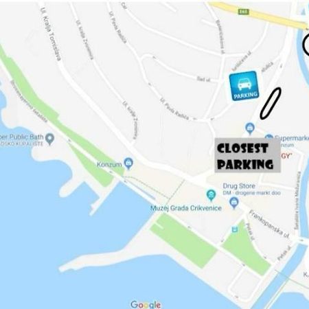 Apartment Megy With Balcony In City Center Crikvenica Bagian luar foto